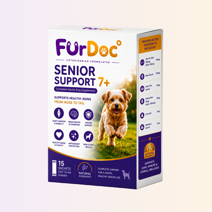 FurDoc Senior Support 7+ | Senior Dog Supplement