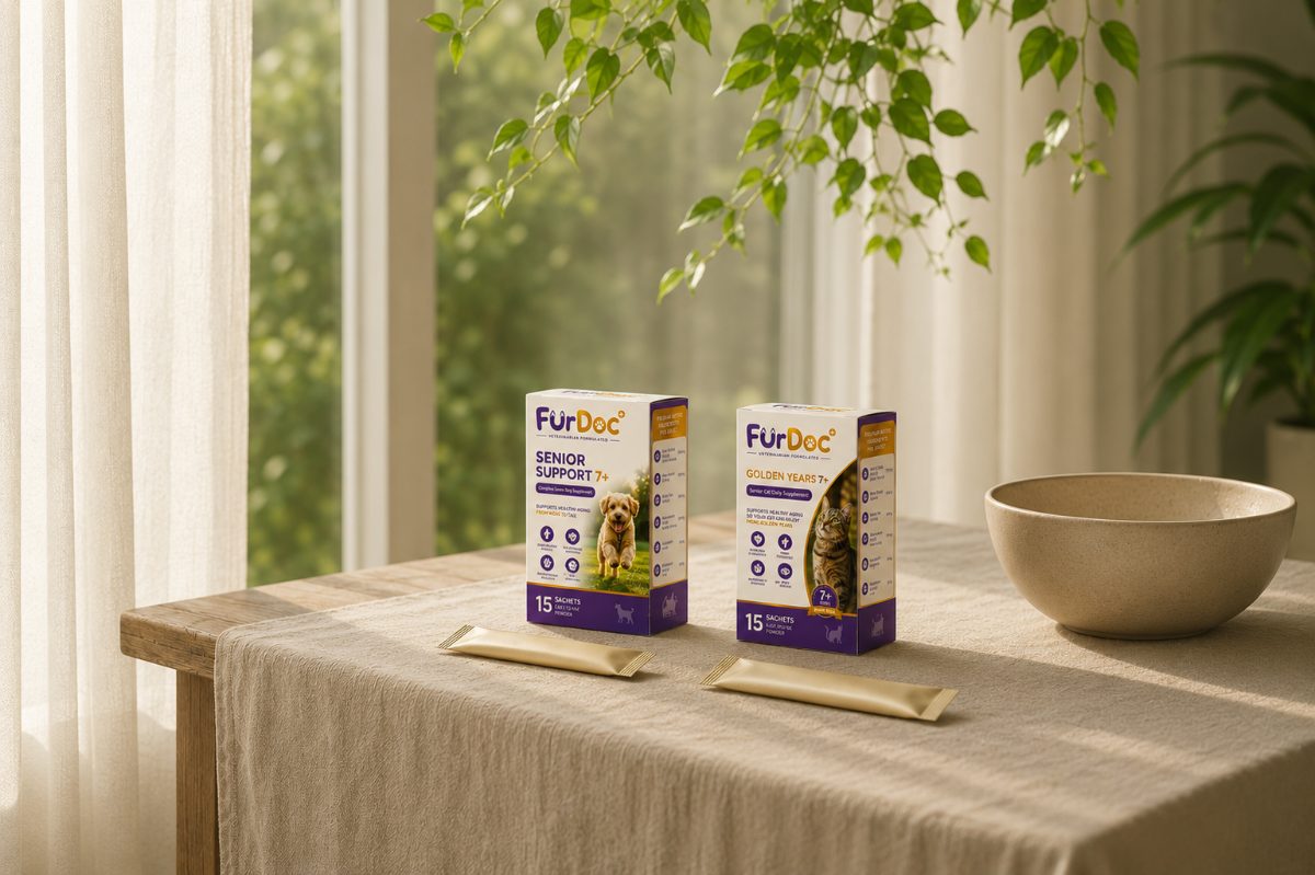 FurDoc supplements for senior cats and dogs